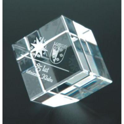 4. Gravierte Glastrophäe mit Etui