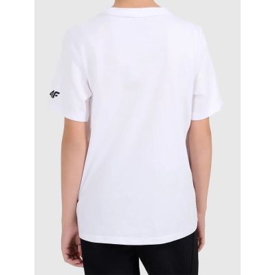2. Einfaches Baumwoll-T-Shirt für Jungen 4F 4FJWMM00TTSHM2330-10S