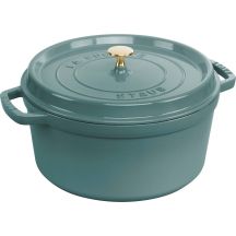 STAUB LA COCOTTE Runder Gusseisentopf 2,2 l, Eukalyptus
