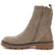 3. Damen-Stiefeletten aus beigem Wildleder M.Daszyński SA259-2