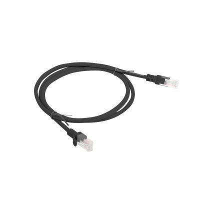 2. UTP-Patchkabel Lanberg PCU6-10CC-0100-BK (RJ45 - RJ45 ; 1m; UTP; Kat. 6; schwarz)