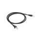 2. UTP-Patchkabel Lanberg PCU6-10CC-0100-BK (RJ45 - RJ45 ; 1m; UTP; Kat. 6; schwarz)