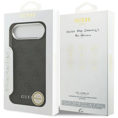 8. Guess 4G Classic Logo MagSafe Hülle für iPhone 17 Air - Schwarz