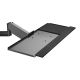 10. Einzelner, wandmontierter Monitorarm mit LCD-Bildschirm und Tastatur, max. 32 Zoll, max. 8 kg, neig- und schwenkbar