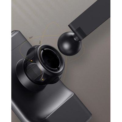 17. Baseus WXHZ-01 Qi-Wireless-Ladegerät 15W mit Kopfstützenhalterung fürs Auto – Schwarz