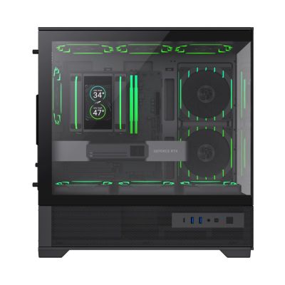 7. GameMax VISTA 2 MB Mini-Tower Schwarz