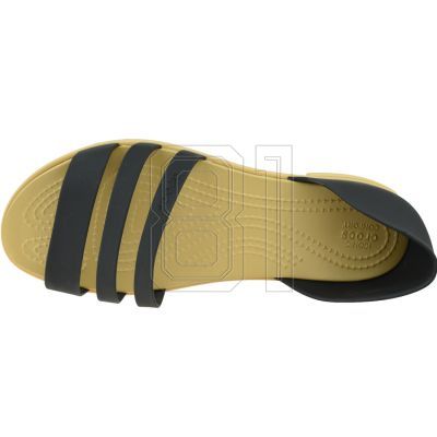 3. Crocs Tulum Open Flat W 206109-00W Sandalen