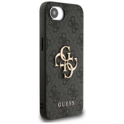 4. Guess 4G Big Logo Case für iPhone 16e - Schwarz