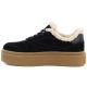3. Schwarze Kobbo 79665 Leder-Plateauschuhe mit Isolierung