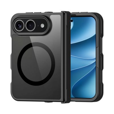 4. Dux Ducis Aimo Mag iPhone Duo Hülle kompatibel mit MagSafe - Schwarz