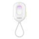 4. Baseus Heyo Series II Versteckter Kameradetektor mit Alarm und Mini-Taschenlampe + Baseus Simple USB-A - USB-C Kabel - Weiß
