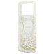 7. Guess Resin Bottom Glitter MagSafe Hülle für iPhone 17 Pro Max - Gold