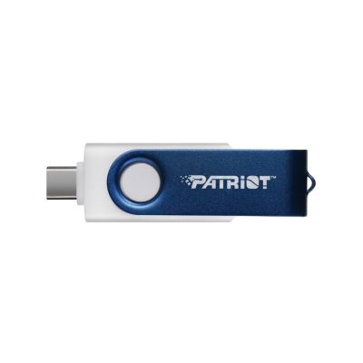 PARTIOT USB-Stick Xporter X550 64 GB, Dual USB A+C, 80 MB/s, Aluminium-Kunststoff