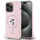 Karl Lagerfeld Silikon Karl&Choupette MagSafe Case für iPhone 14 Pro Max - Pink