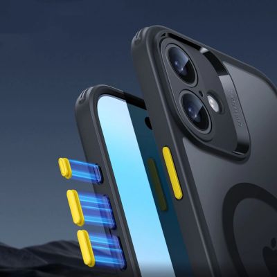 6. ESR Classic Pro Set Halolock MagSafe Hülle für iPhone 16 – Schwarz