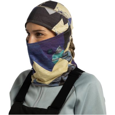 Sturmhaube BUFF MERINO MW HINGED BALACLAVA KANS MULTI – Einheitsgröße