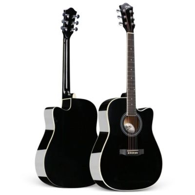 7. V-TONE AG Two BK - 4/4 Akustikgitarre, schwarz