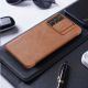 18. Nillkin Qin Lederholsterhülle für Samsung Galaxy A73 schwarz