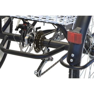 19. Dreirad, 24 Zoll, schwarz, Shimano 6-Gang