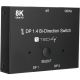 13. Techly IDATA-DP-2DP-8KT DisplayPort-Videoschalter