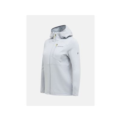3. PEAK PERFORMANCE W Trail Polartec Power Grid Zip Hoodie für Damen, Grau