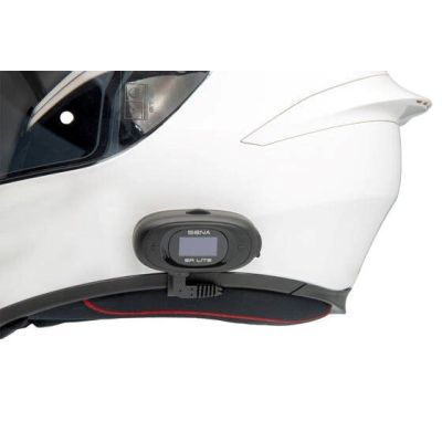 4. Sena 5R-01D 5R Lite Bluetooth 5.1 700m Motorrad-Intercom mit LCD-Display und Universal-Mikrofon-Set für 2 Helme