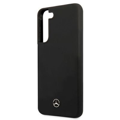 6. Mercedes Silicone Line Case für Samsung Galaxy S22+ - Schwarz