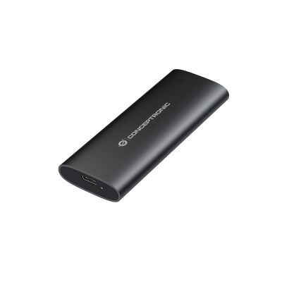 Conceptronic StreamVault DANTE04B Festplattengehäuse SSD-Gehäuse Schwarz M.2