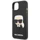 6. Karl Lagerfeld KLHCP14MKH3DBK iPhone 14 Plus 6,7 "schwarz / schwarzes Hardcase 3D Rubber Karl's Head