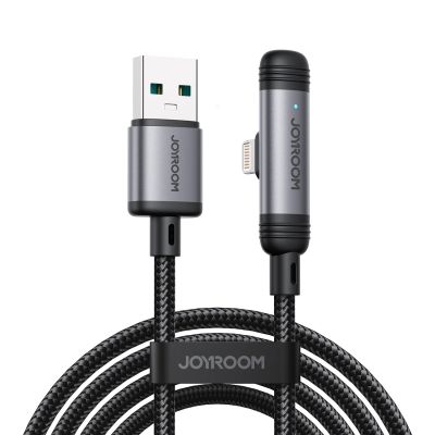 Joyroom S-A56 EnjoyX Series 90° USB-A - Lightning 3A Kabel 1,2m - schwarz