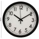 7. PP Wanduhr 20 cm Schwarz