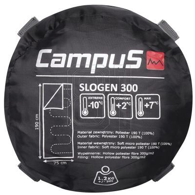 4. Campus Slogen 300 Rechts Schlafsack CUP701123200