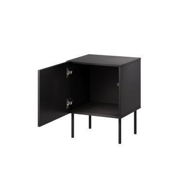 2. Nachttisch 2-teilig ISLA 44,5 x 40 x 59 mm, schwarz matt