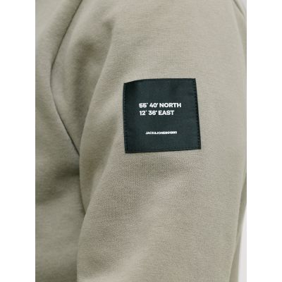 6. Jack&Jones Herren-Hoodie JJCLEVELAND SWEAT HOOD SN 12298441 VETIVER
