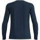 Odlo MERINO 160 BL TOP Herren-Thermoshirt mit Rundhalsausschnitt und langen Ärmeln, Marineblau, Größe M
