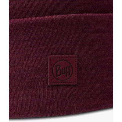 3. BUFF MERINO MIDWEIGHT BEANIE MELANGE TIBET RED
