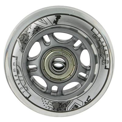 4. PU 70x24 82A TRANSPARENT (4 Stk.) + ABEC-7 (8 Stk.) NILS EXTREME SET