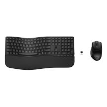 HP 680 Comfort Dual-Mode Wireless/Bluetooth Tastatur- und Maus-Kombination Kabellos Schwarz 8T6L6AA