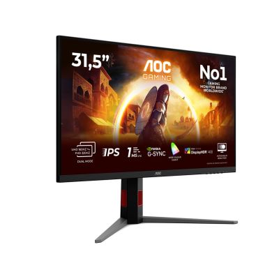 18. AOC G4 U32G4U Computermonitor 80 cm (31,5") 3840 x 2160 px 4K Ultra HD Schwarz, Rot
