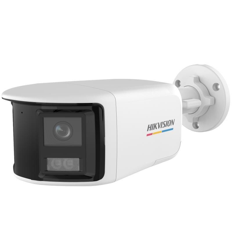 Hikvision Turbo HD mit ColorVu DS-2CE12KF3TP-DLS (180°) Industrielle Bullet-IP-Sicherheitskamera für Innen- und Außenbereich, 3328 x 1504 px, Wandmontage