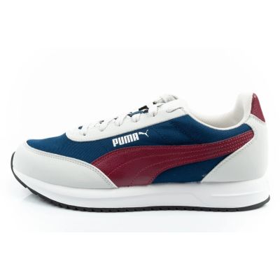 2. Puma Herren-Sportschuhe Sneaker R78 Lightwind bequem modisch grau marineblau