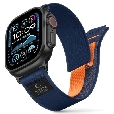 Tech-Protect Nylon Elite Armband für Apple Watch 44 / 45 / 46 / 49 mm - Marineblau