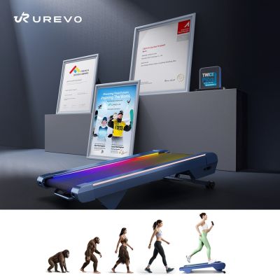 11. UREVO CyberPad Home Elektrisches Laufbandtraining 6 km/h 14 % leise