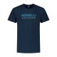 Rogelli Herren-T-Shirt LOGO marineblau S