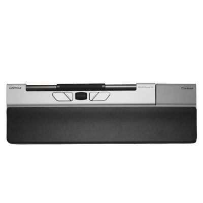 Contour Design RollerMouse Go + RollerMouse Go Dock Maus, kabellos per Funk (RF), Bluetooth und USB Typ-A, optisch, 4000 DPI