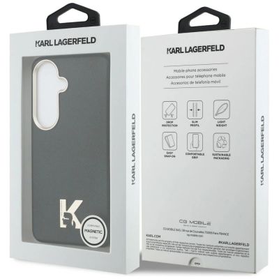 8. Karl Lagerfeld K Metal Logo MagSafe Hülle für Samsung Galaxy S26 - Schwarz