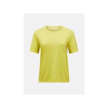 Damen-T-Shirt PEAK PERFORMANCE W aus Wollmischung mit kurzen Ärmeln, gelb