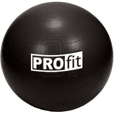 PROfit Gymnastikball 75cm Schwarz mit Pumpe DK2102