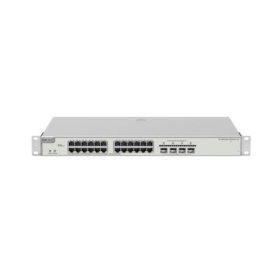 9. Ruijie Networks RG-NBS5200-24GT4XS-P-V2 Netzwerk-Switch, Managed L3 Gigabit Ethernet (10/100/1000), PoE-fähig, 1 HE, Grau