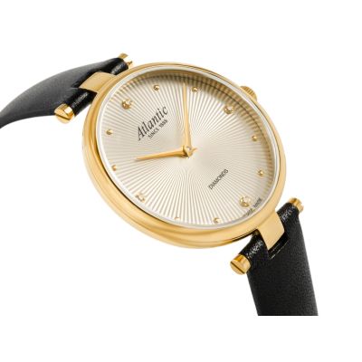 3. Atlantic Royal Diamonds Damenuhr 29044.45.37 + Box